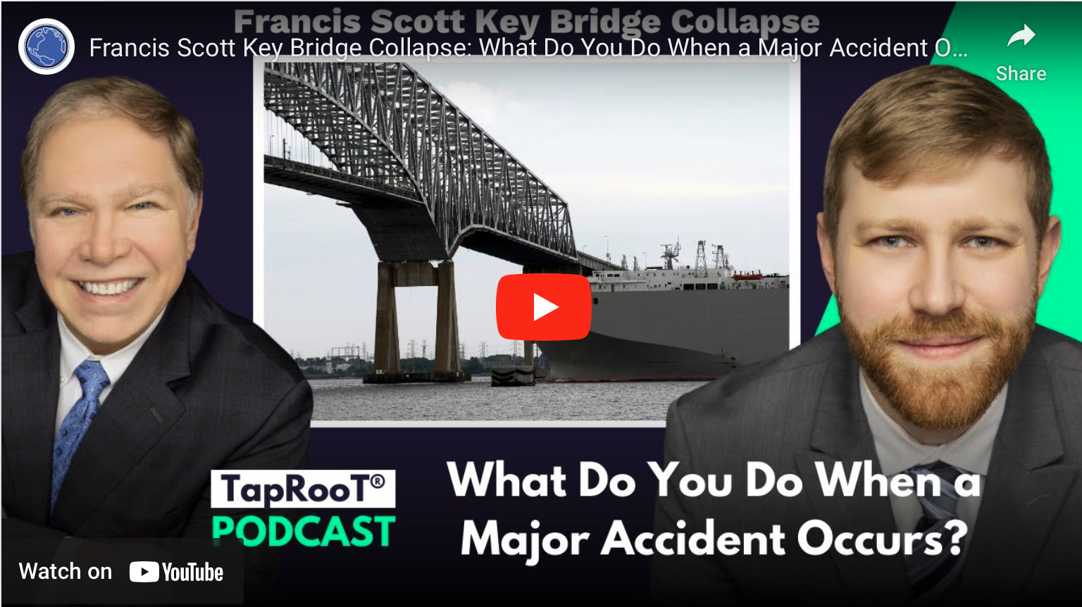 Alex and Mark discuss Francis Scott Key Bridge collision